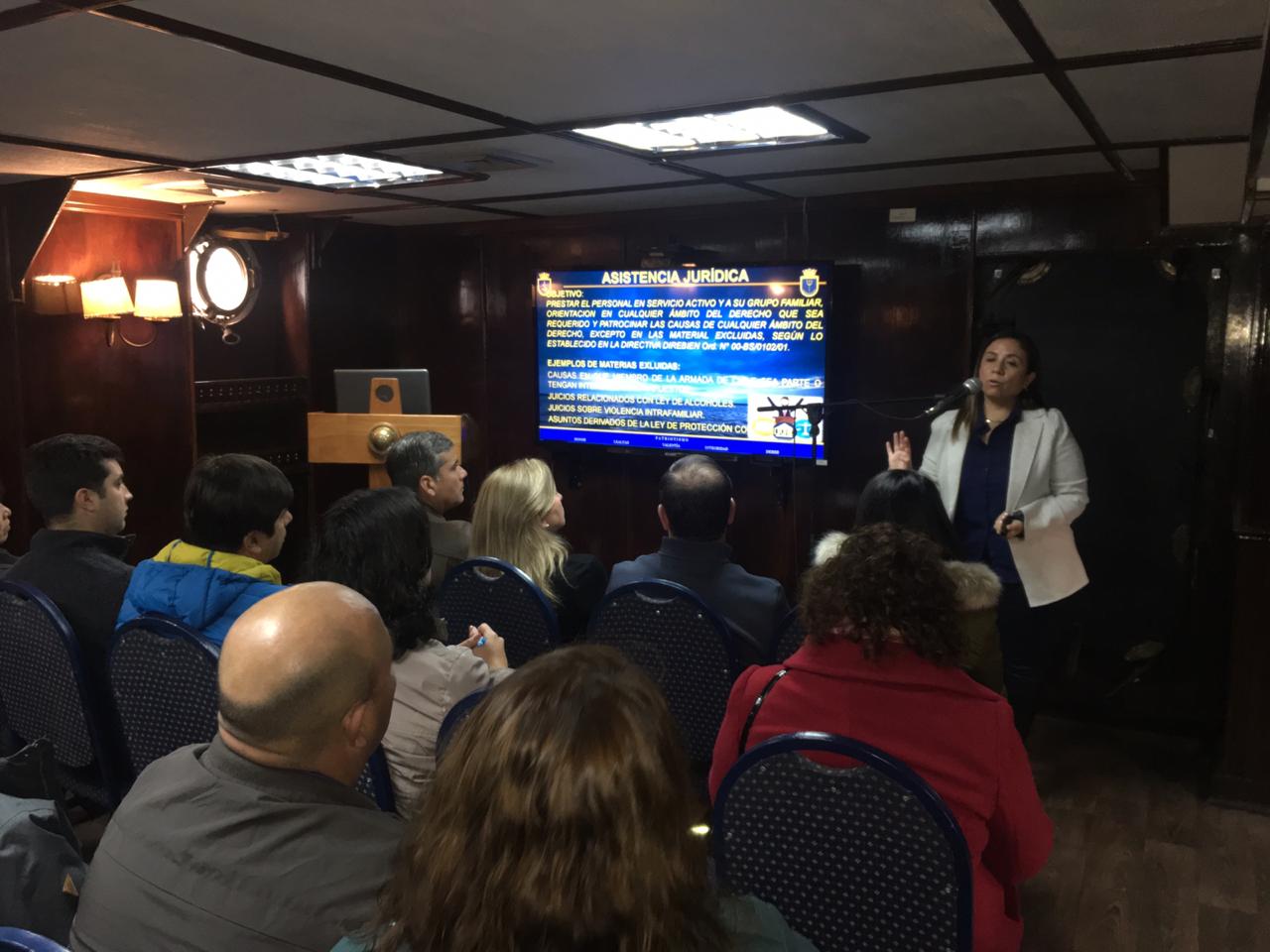CONFERENCIA PRE ZARPE BUQUE ESCUELA ESMERALDA EN TALCAHUANO